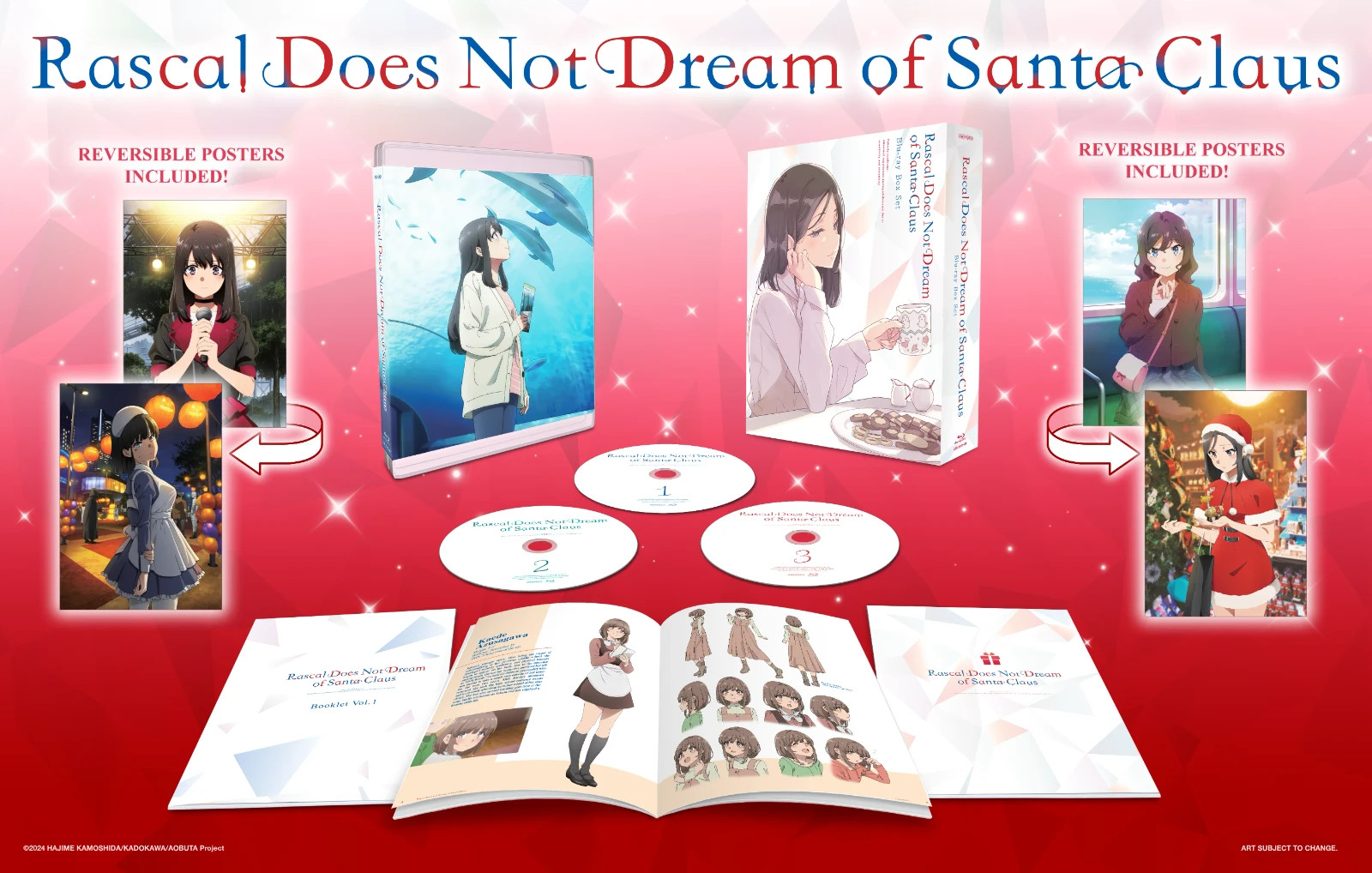Rascal Does Not Dream of Santa Claus Blu-ray Box Set NEW Bunny Girl Senpai