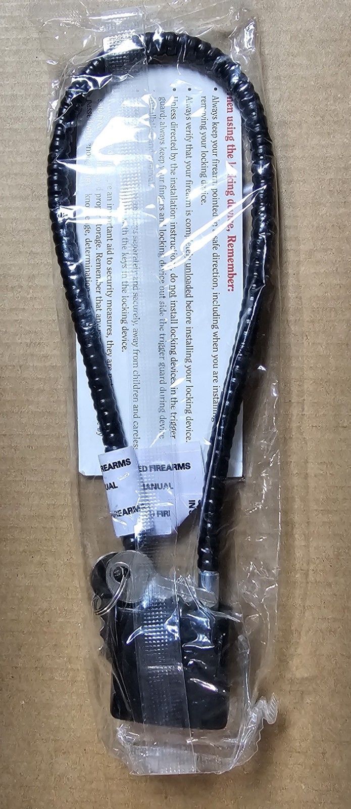 Firearm Cable Gun Locks
