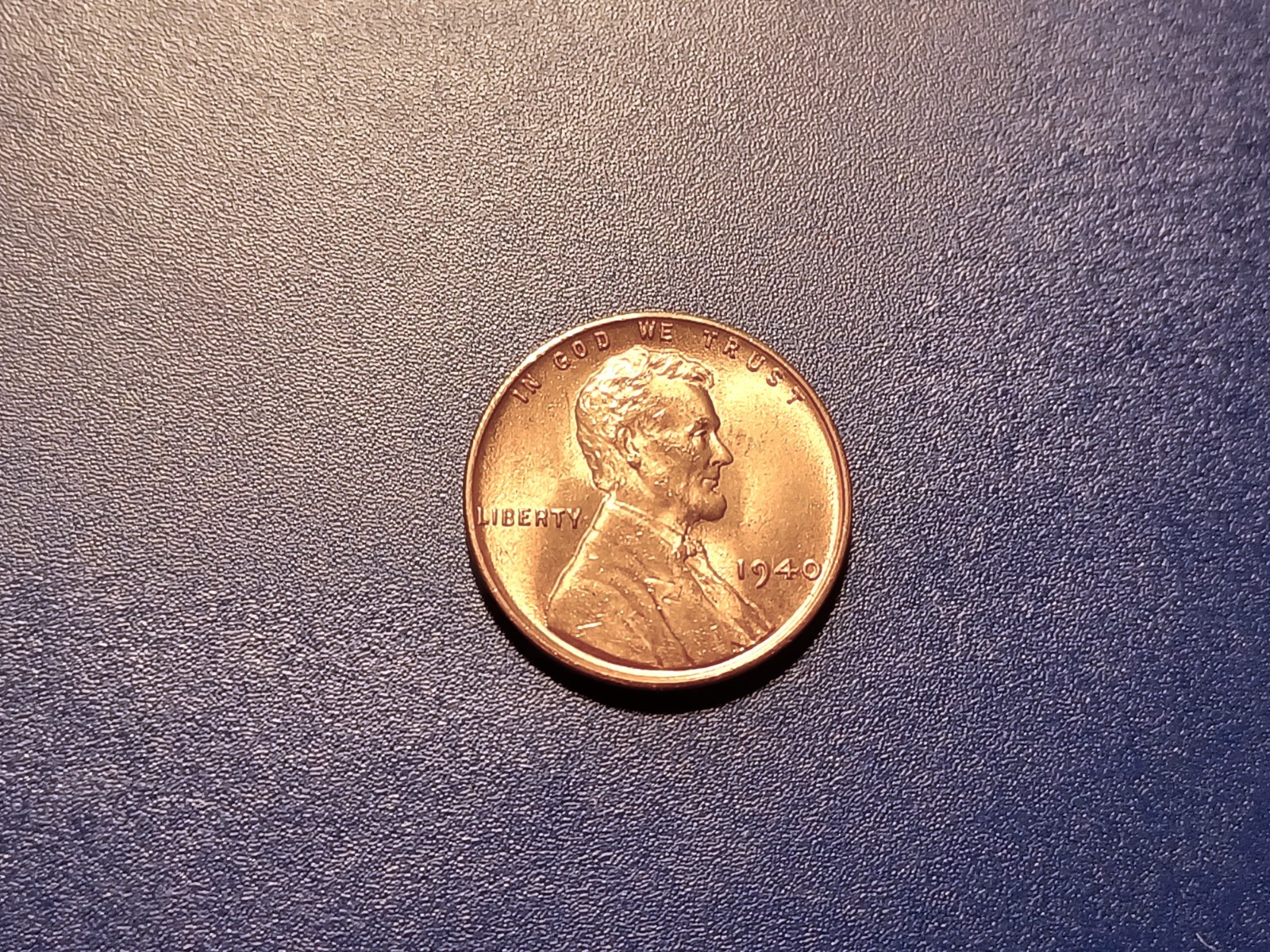 Gem BU RD 1940-P Lincoln Cent