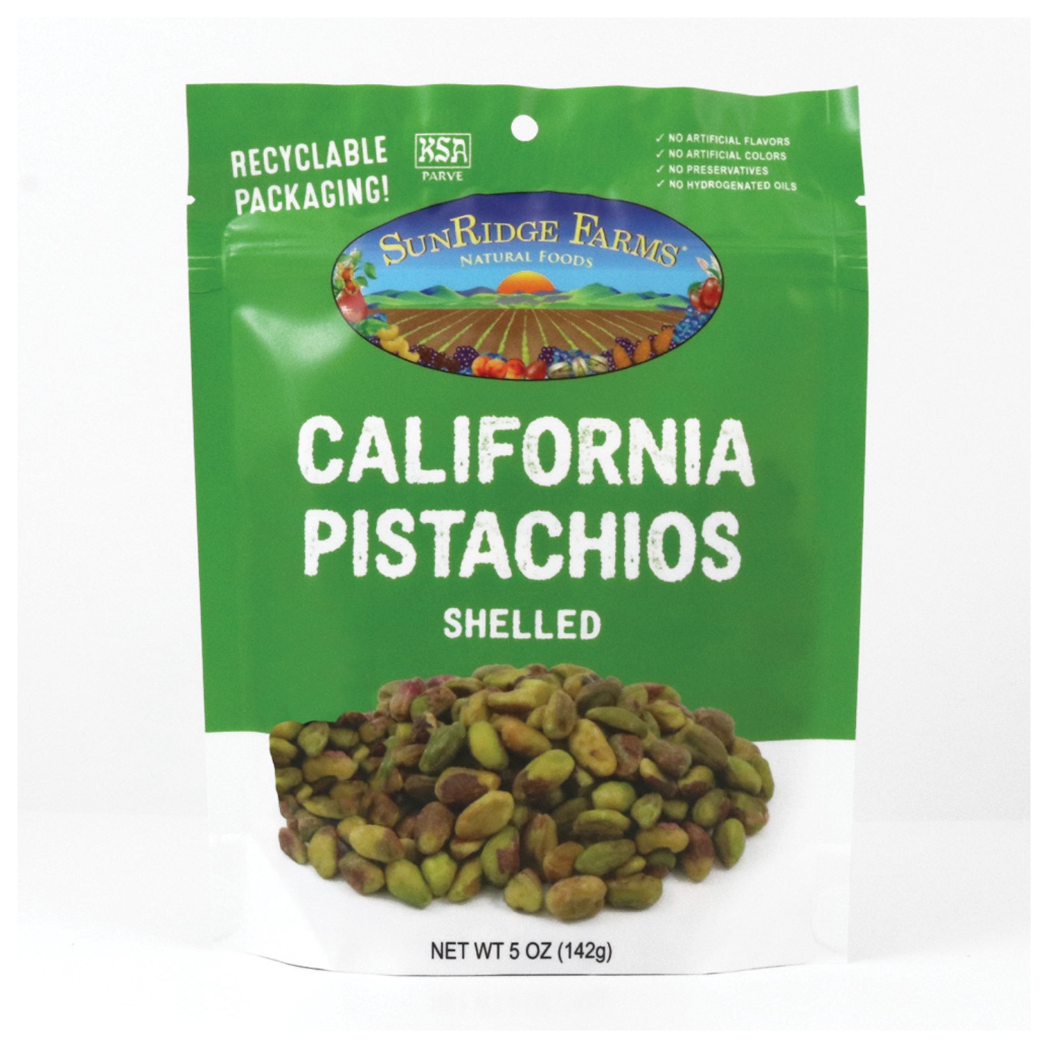 Sunridge Farms Shelled Pistachios - Gourmet California Style, Rich & Crunchy