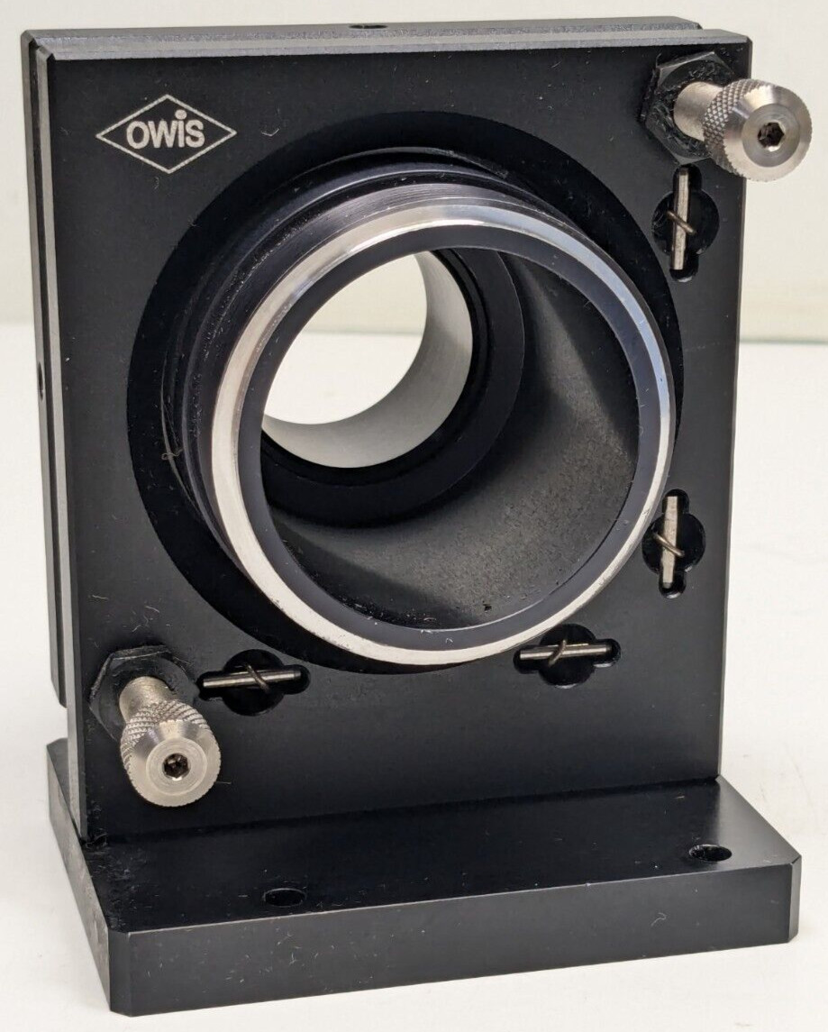 OWIS Optics Adjustable Transmitting TRANS Laser / Lens Mount - 2.5" Opening   sb