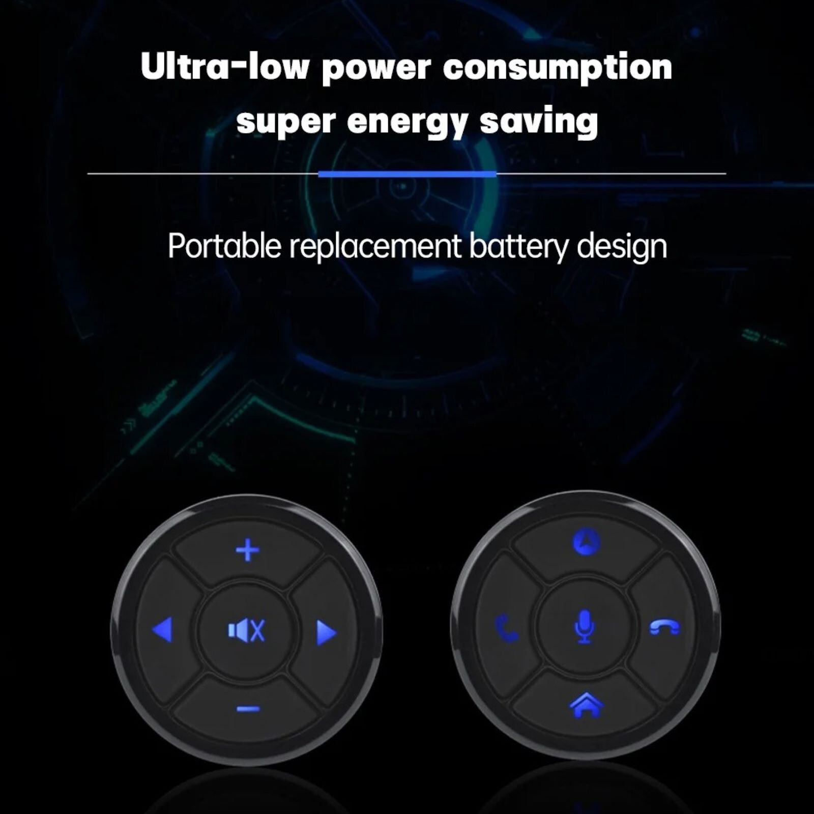 Universal Wireless Car Remote Control Button Smart Steering Wheel Controller