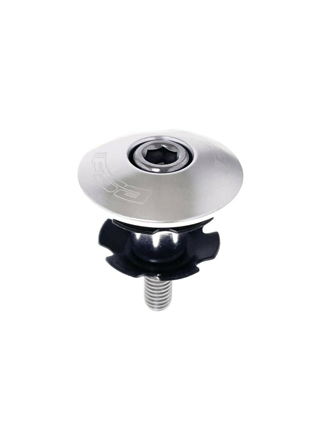 FSA Bicycle Headset 1" TH-375-1 Silver- Star Nut & Top Cap Set