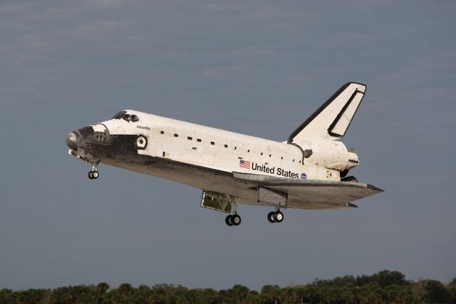 NASA Space Shuttle STS-135 Landing - 11" x 14" Photo Print