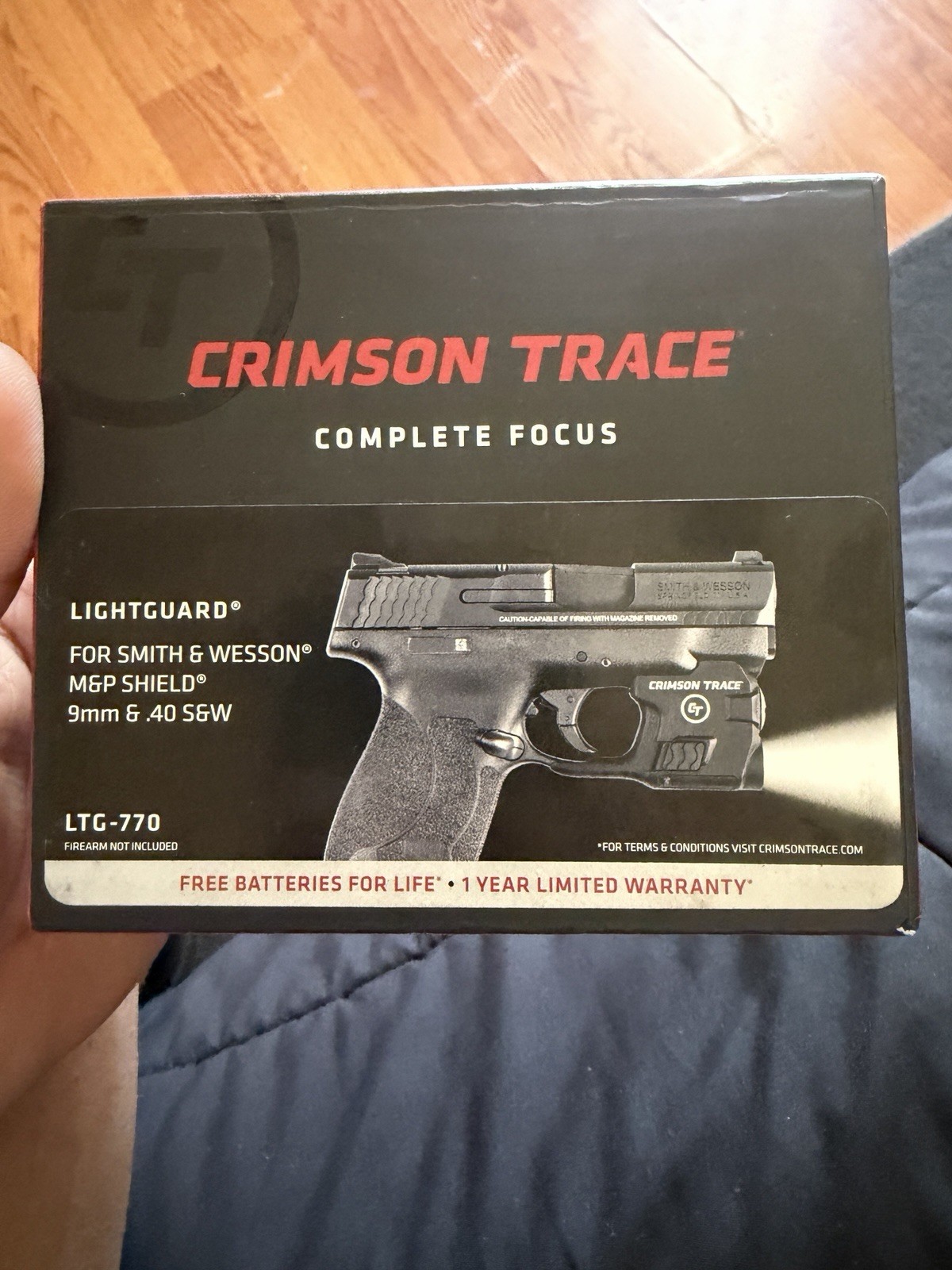 Crimson Trace Lightguard LTG-770 LED Pistol Light for S&W M&P Shield 9mm & .40