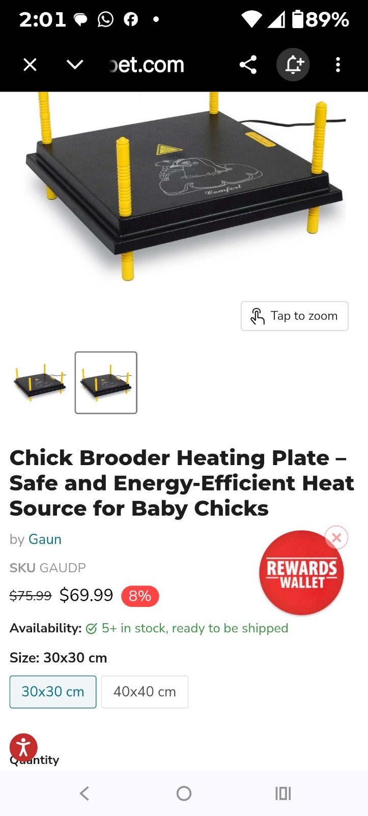 Heating Plate For Chicks