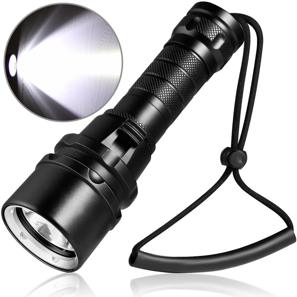 High Performance High Quality Diving Flashlight ABS Material Waterproof