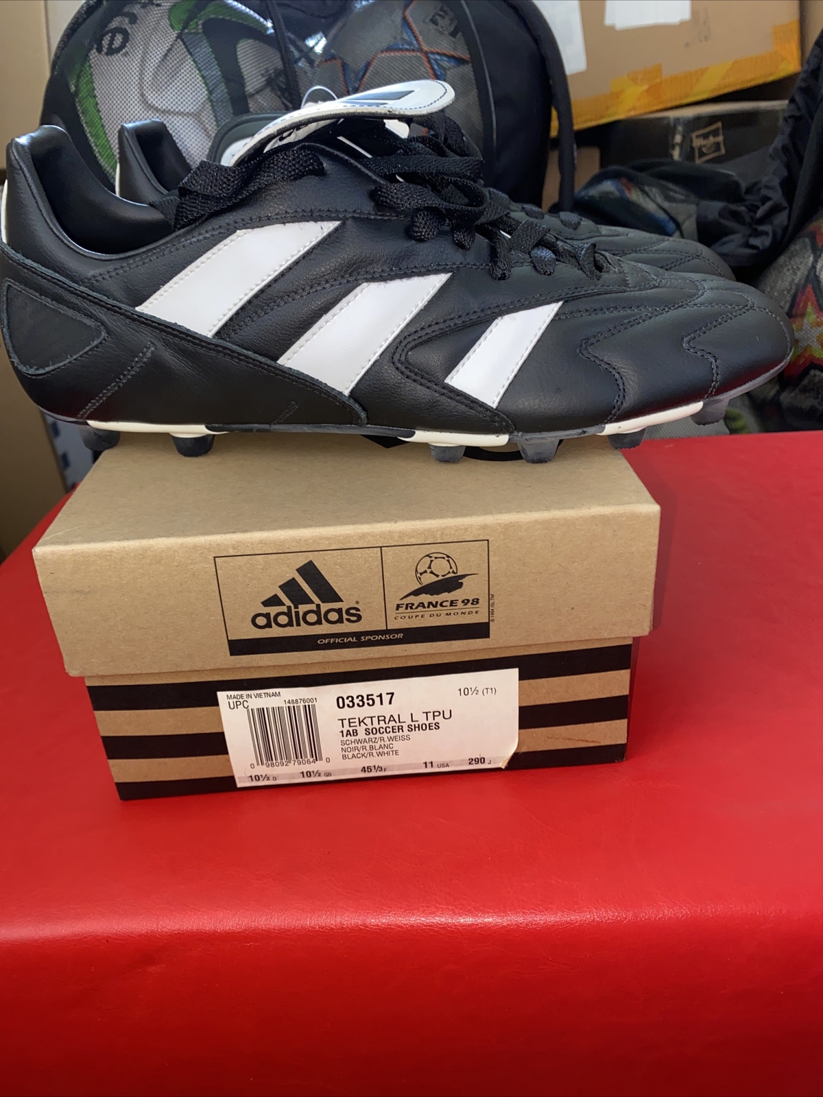 Vintage Adidas Tektral L TPU FG Soccer Shoes, Size 11, New with Box