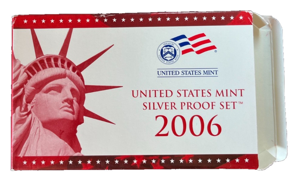 2006-S US Mint Silver Proof Set Complete 10 Coin OGP COA 90% Silver FREE SHIP