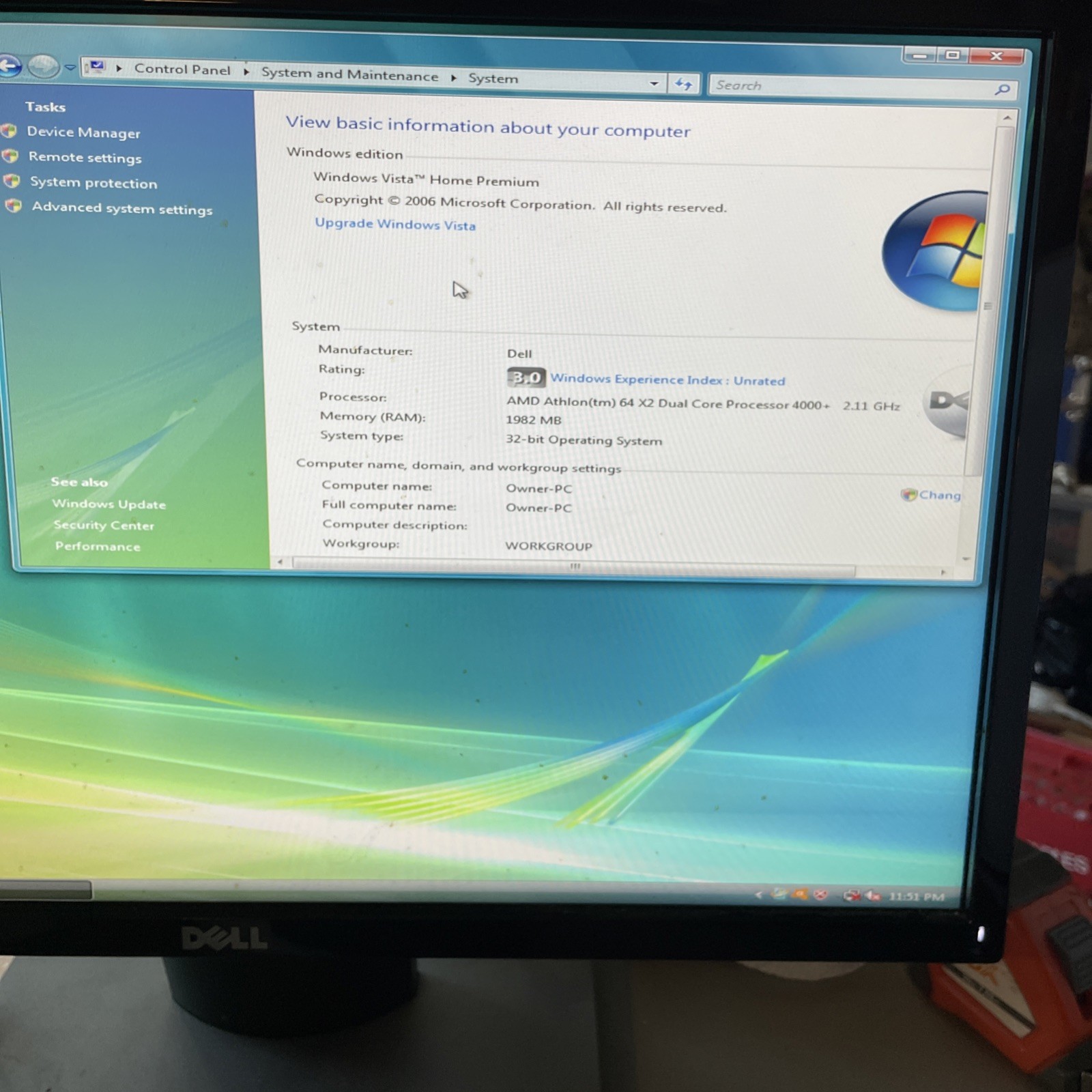 VINTAGE DELL Inspiron 531 AMD Athlon DUAL COR 2.1GHz, 2 Gb RAM, 320GB HD, DVD RW