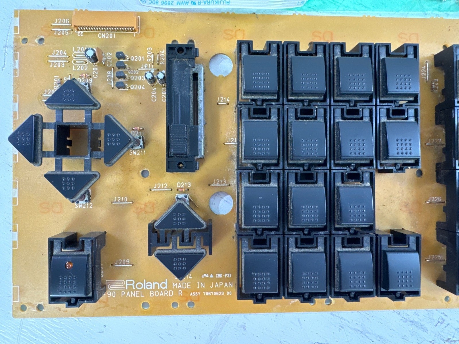 Roland A-90 Panel Board R with Ribbon Cables Working