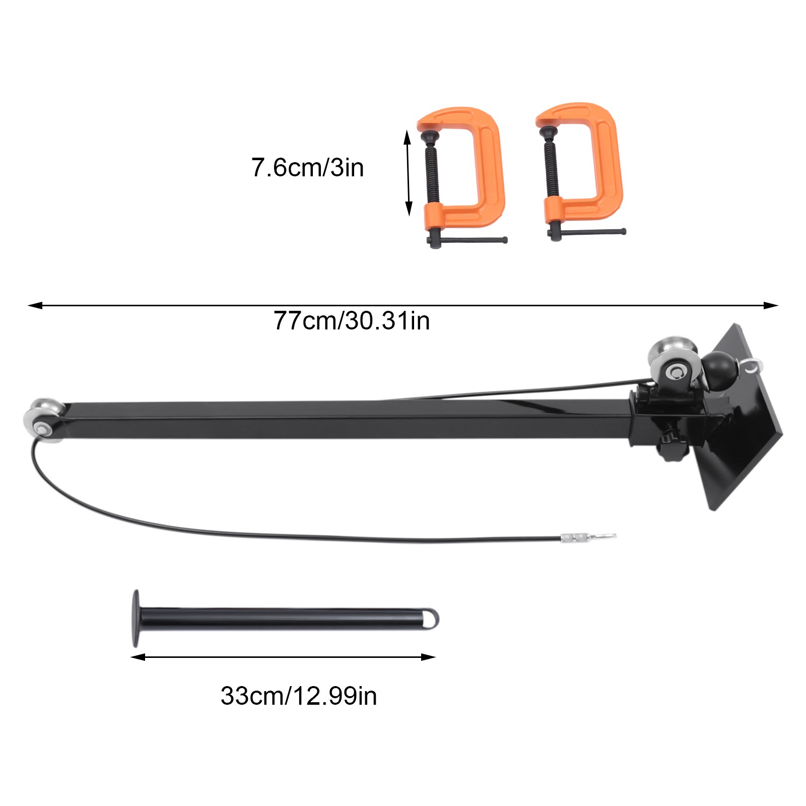 Fitness Forearm With Handle Black Arm Wrestling Training Professional Equipment