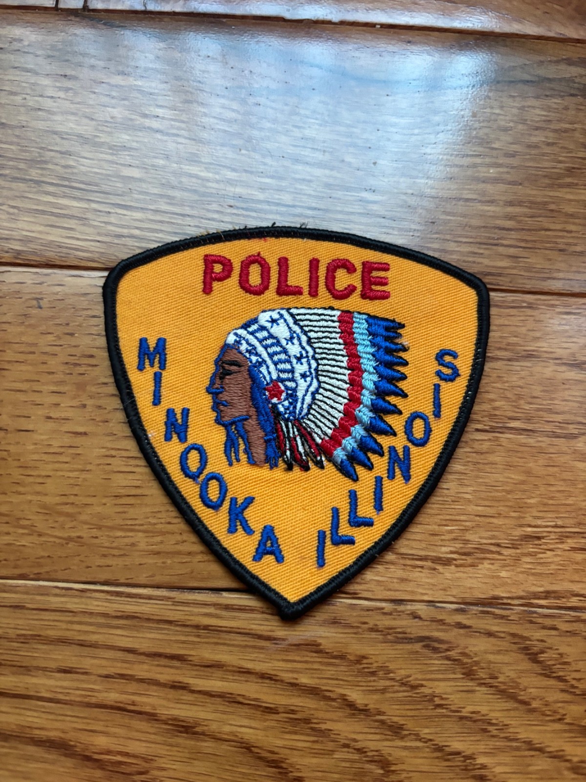 MINOOKA, ILLINOIS, POLICE DEPARTMENT PATCH - POLICE UNITY TOUR