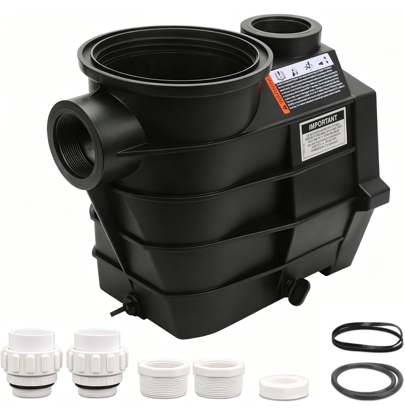 SPX3120AAZ Pump Housing and Strainer with Drain Plugs for Hayward Super II Pump