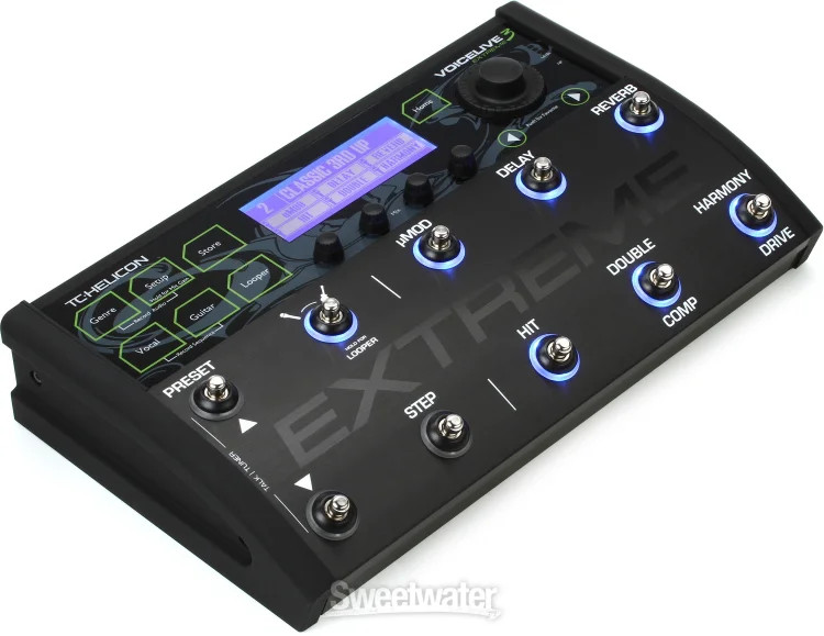 TC-Helicon VoiceLive 3 Extreme Guitar and Vocal Effects Processor Pedal