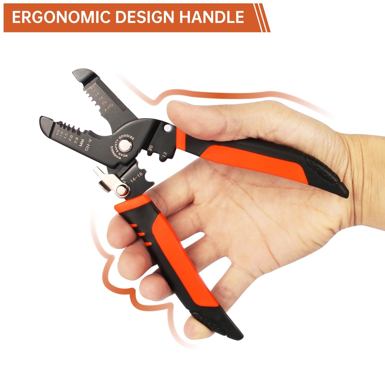 Wire Stripper, 3-rd Generation Wire Strippers or Crimping Tool, 5-IN-1 Wire C...