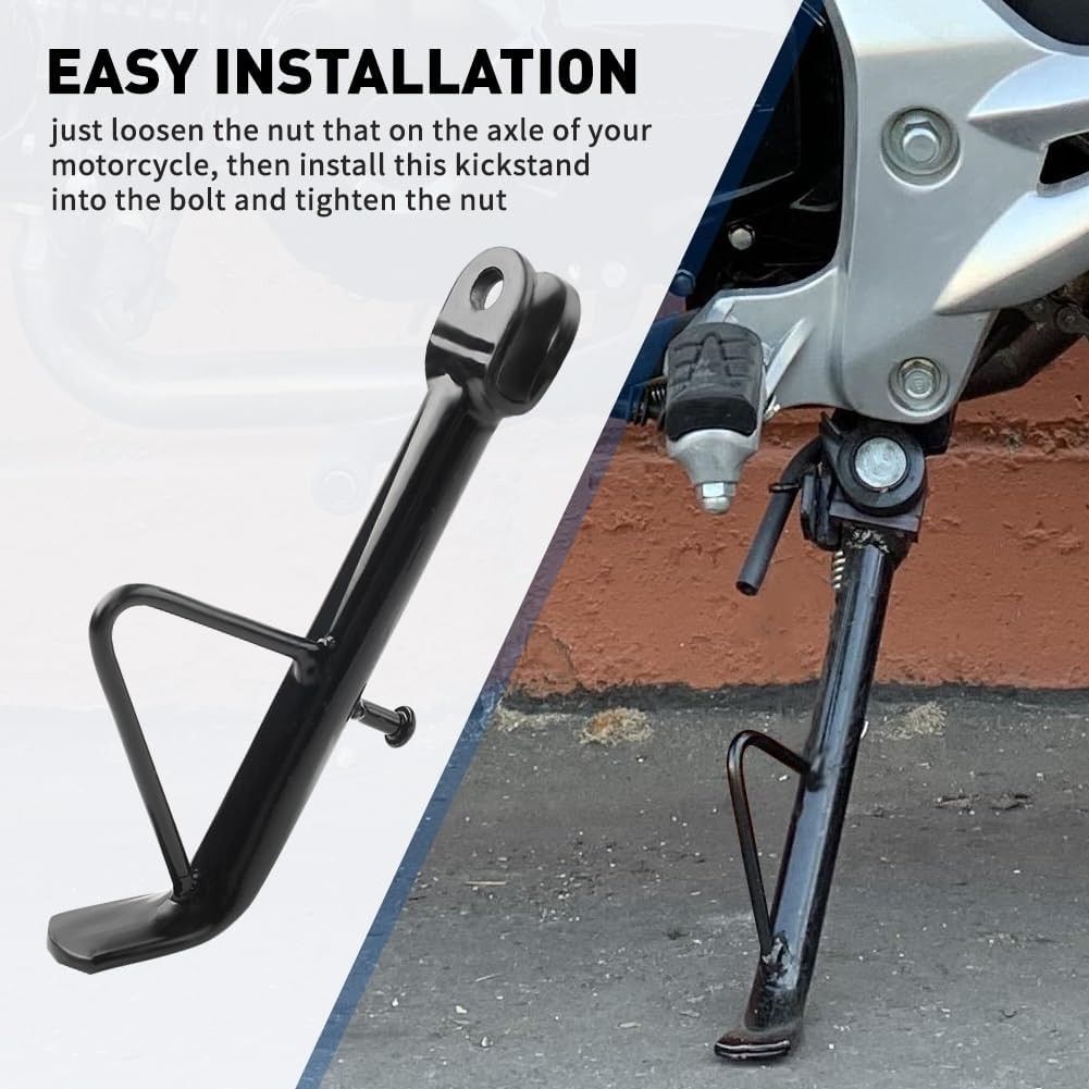 Three T 16cm Universal Motorcycle Kickstand Foot Side Stand Support For ATV Pit