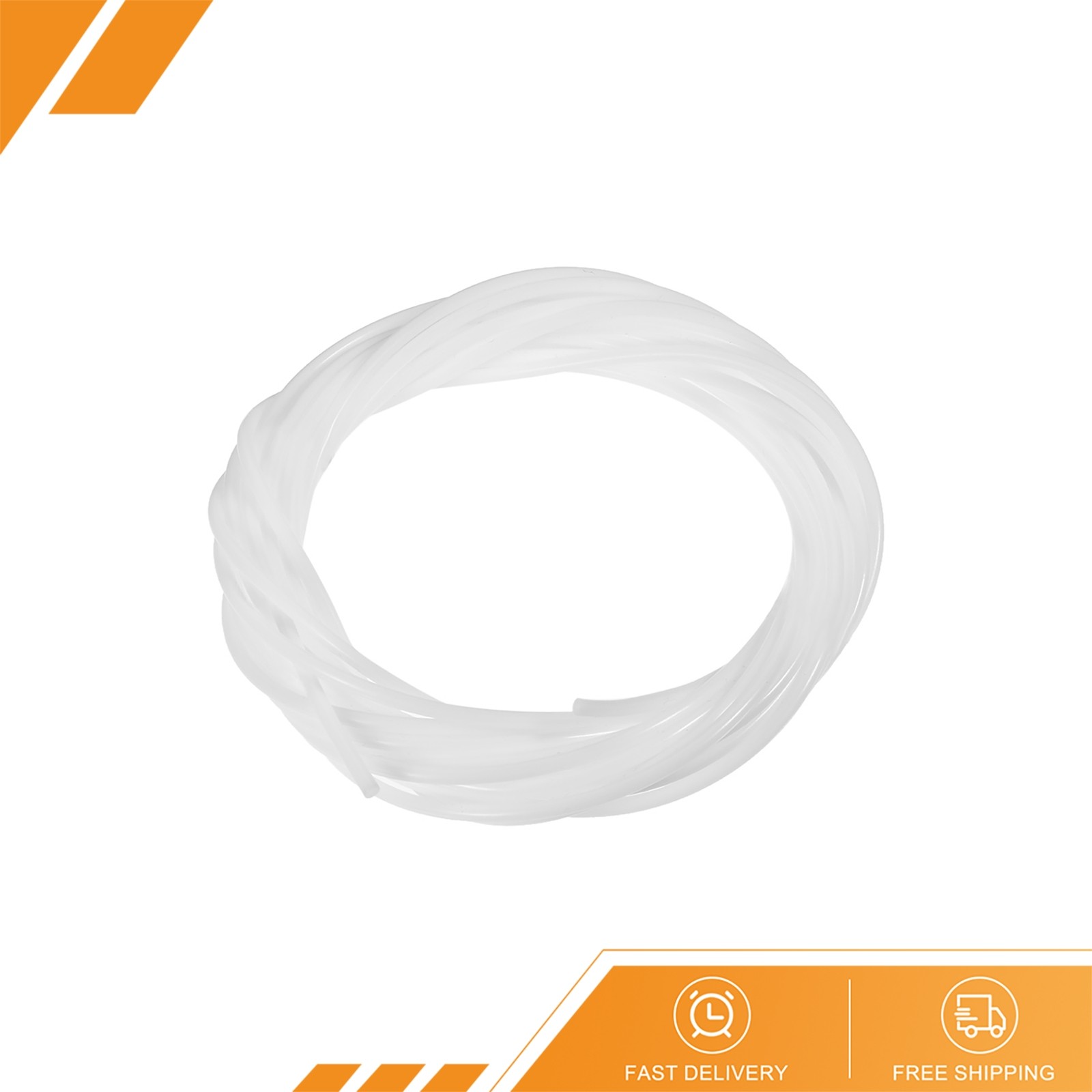 PTFE Tube 26Ft ID 2mm OD 4mm Fits 1.75 Filament for 3D Printer White