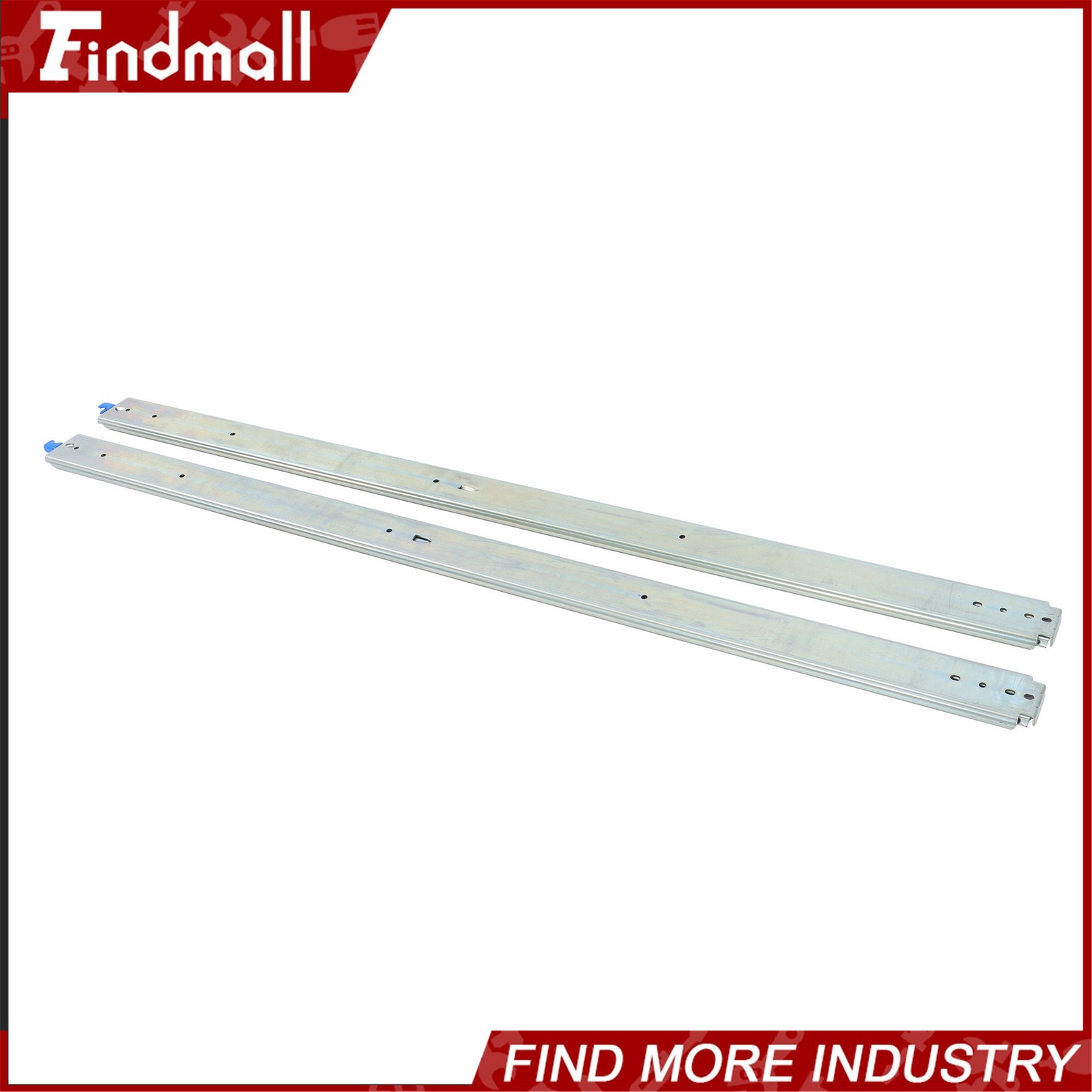 Findmall Heavy Duty 56" Drawer Slides w/Lock 500lb - Full Extension Ball Bearing