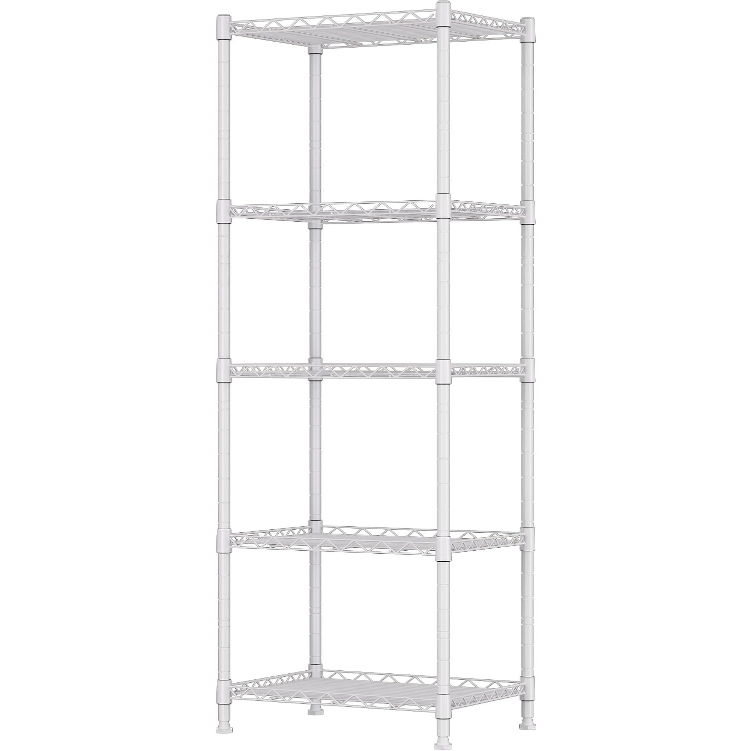 Heavy Duty 5-Wire Metal Adjustable Tier Shelving Units Storage Rack