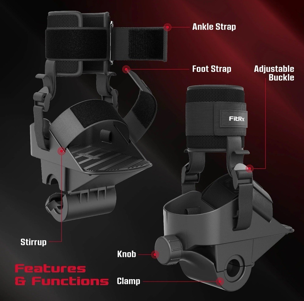 AnkleBell Leg Weights Adapter, Ankle Weights Adjustable Dumbbell Adapter, Single