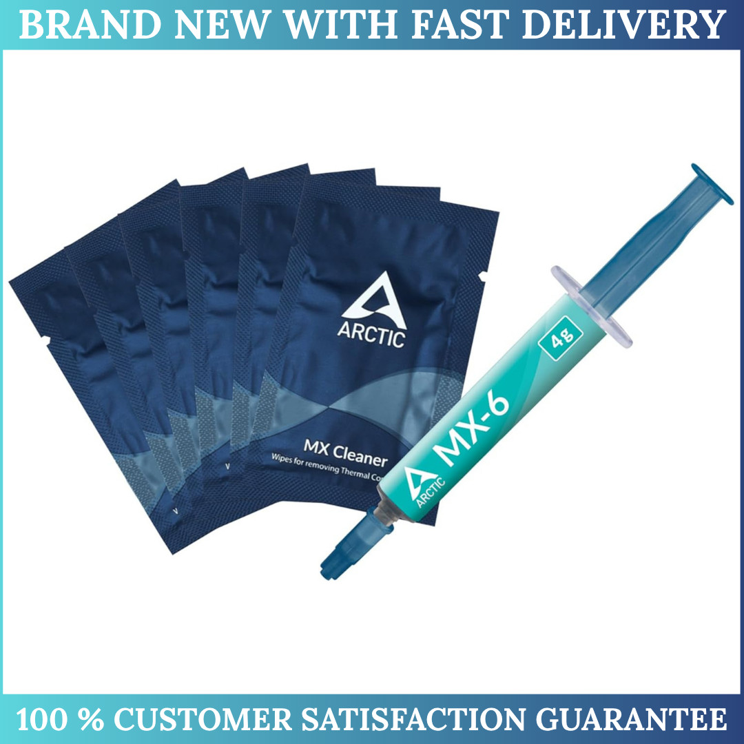ARCTIC MX-6 Thermal Paste 4g with MX Cleaner CPU GPU Laptop Cooling Paste
