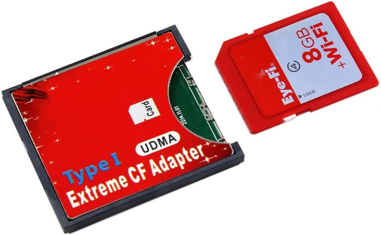 SD SDHC SDXC to CF Type I Compact Flash Memory Card Adapter Reader Support16/32/
