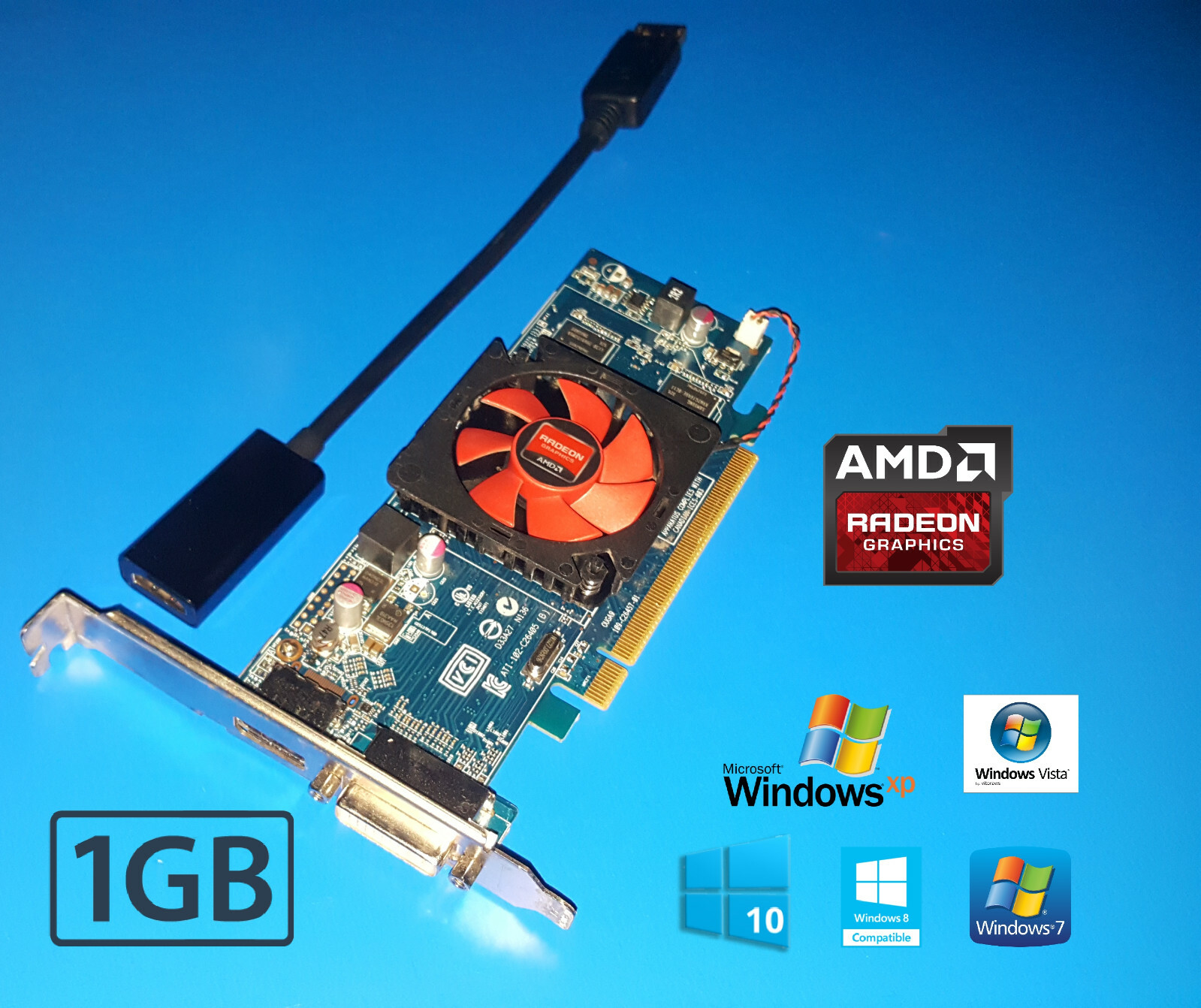 HP Pavilion a1100e a1130e a1200e a1206n a1210n 1GB HD Video Graphics Card