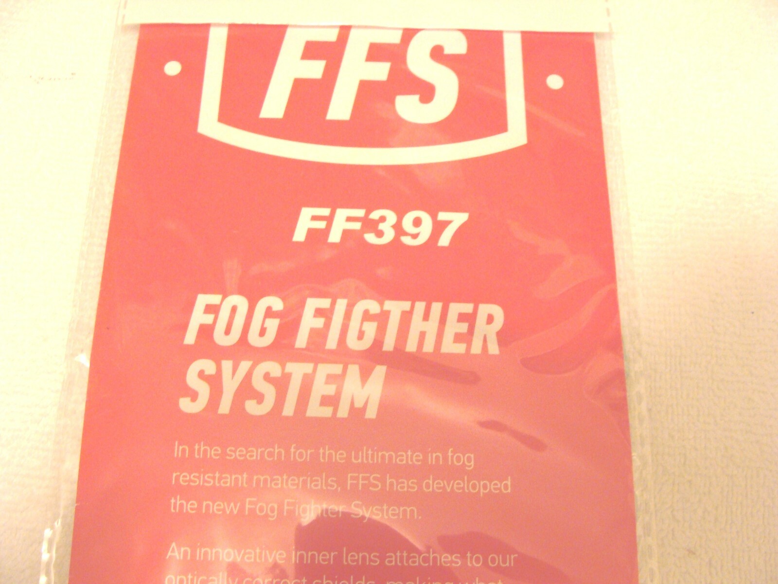 FFS Fog Fighter System FF397 Inner Lens Motorcycle Helmet