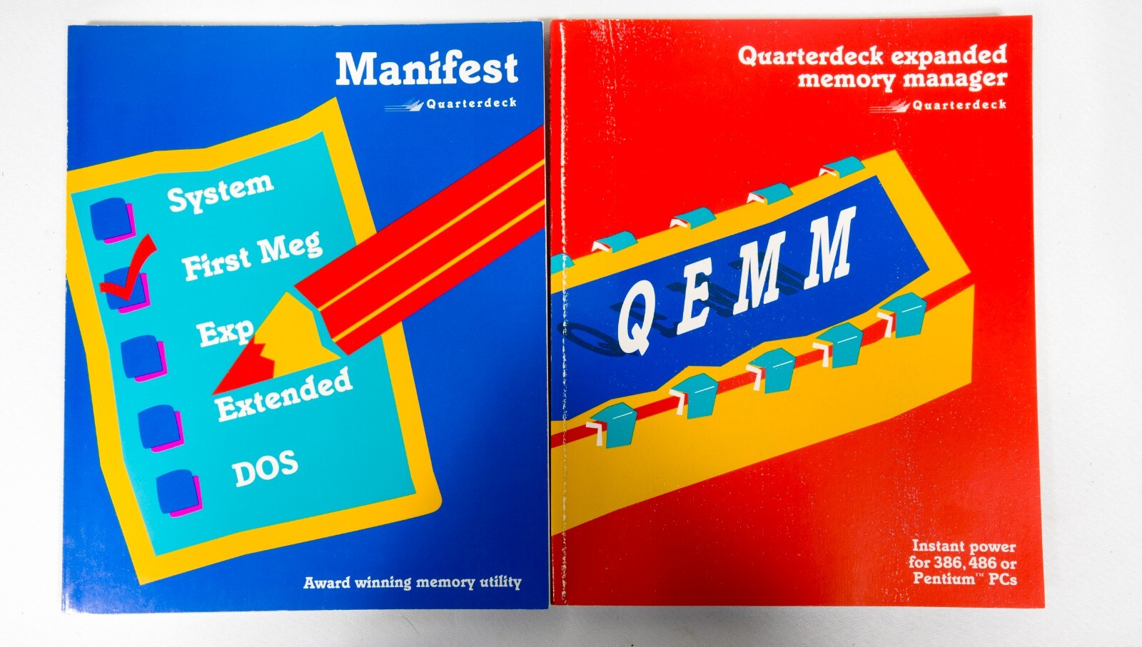 Vintage Quarterdeck QEMM version 7 documentation only ST533B20