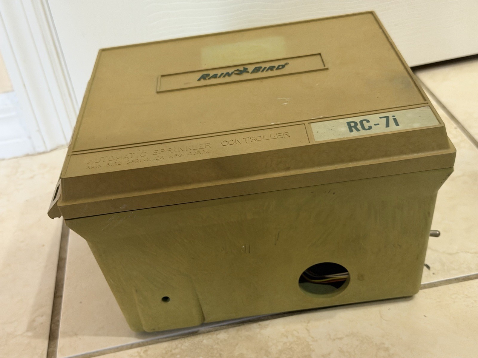 Rainbird RC7I Controller Untested No Power Cord