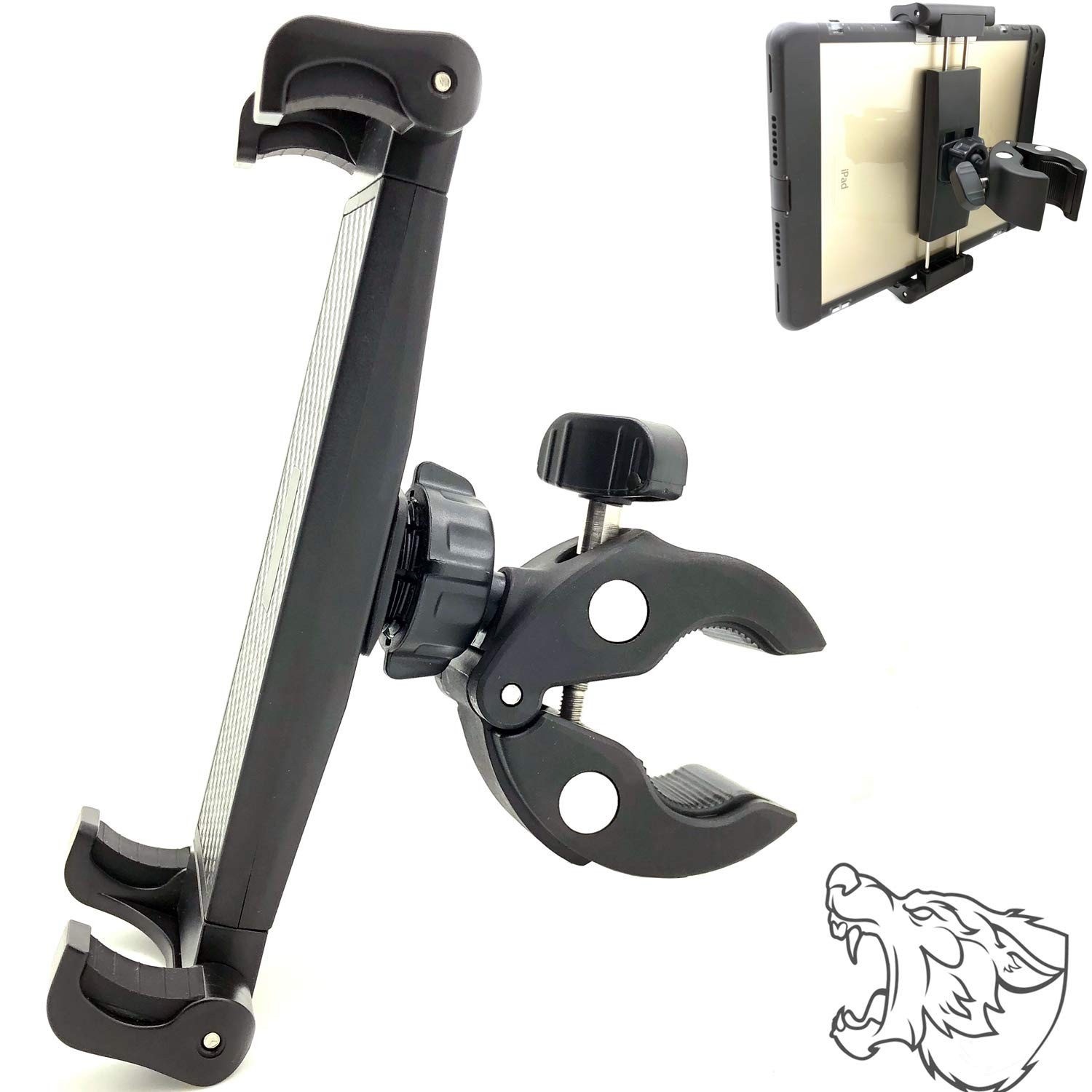 Lycan Series Marine Boat Helm Rail Tablet Smartphone Pole bar Holder Mount | ...