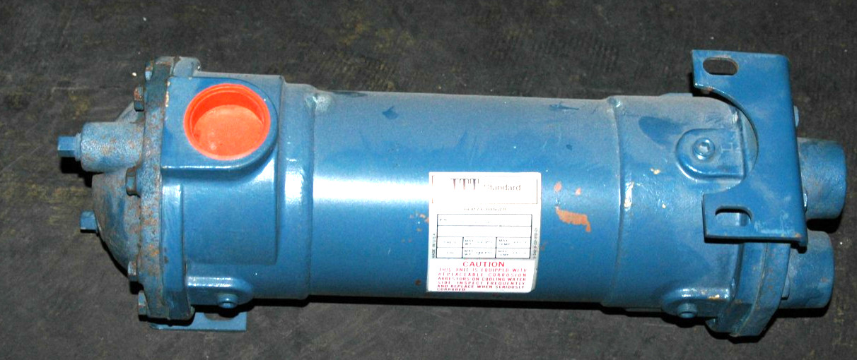 -ITT STANDARD HEAT EXCHANGER P/N 5-142-05-014-017, SHELL MAX WP 300PSI MAX TEMP