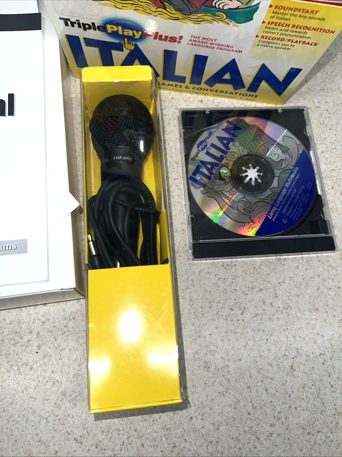 Triple Play Plus Italian Multimedia Games & Conversations Language Program VTG