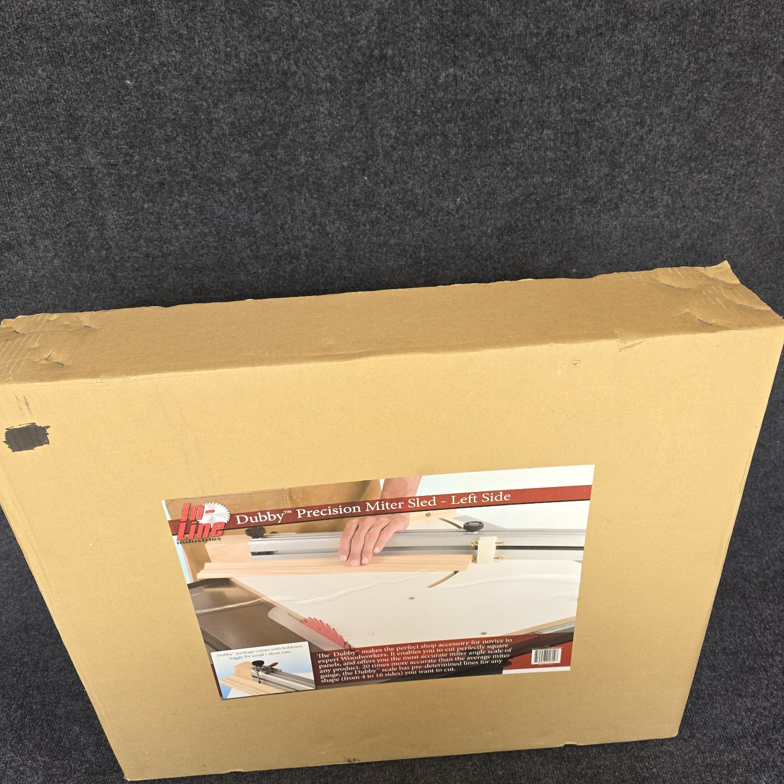 Original Dubby Cut-Off Cross Cut Sled for Cutting Precise Accurate Measurements