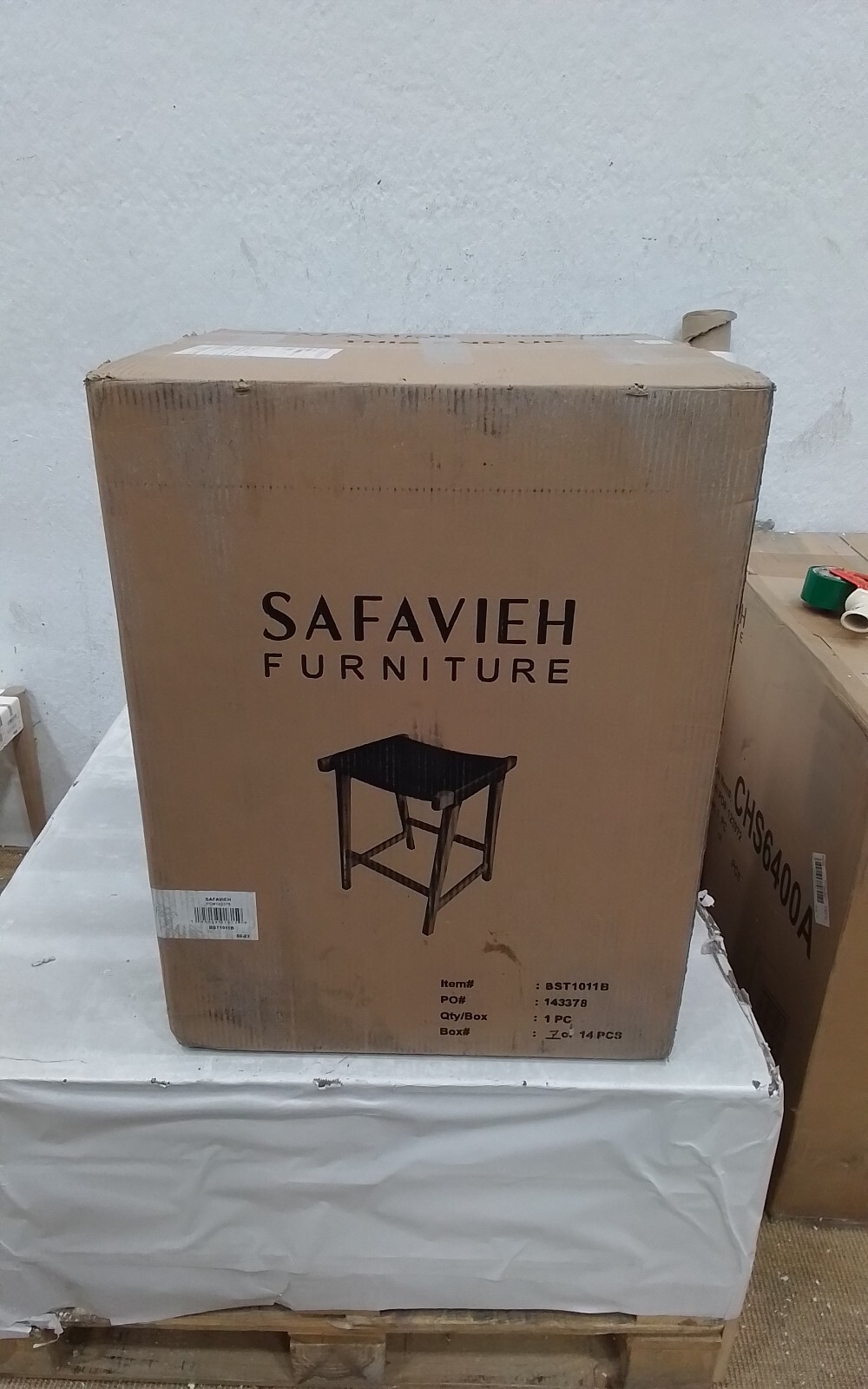 Safavieh AARIZ RECTANGLE COUNTER STOOL, Reduced Price 2172731568 BST1011B