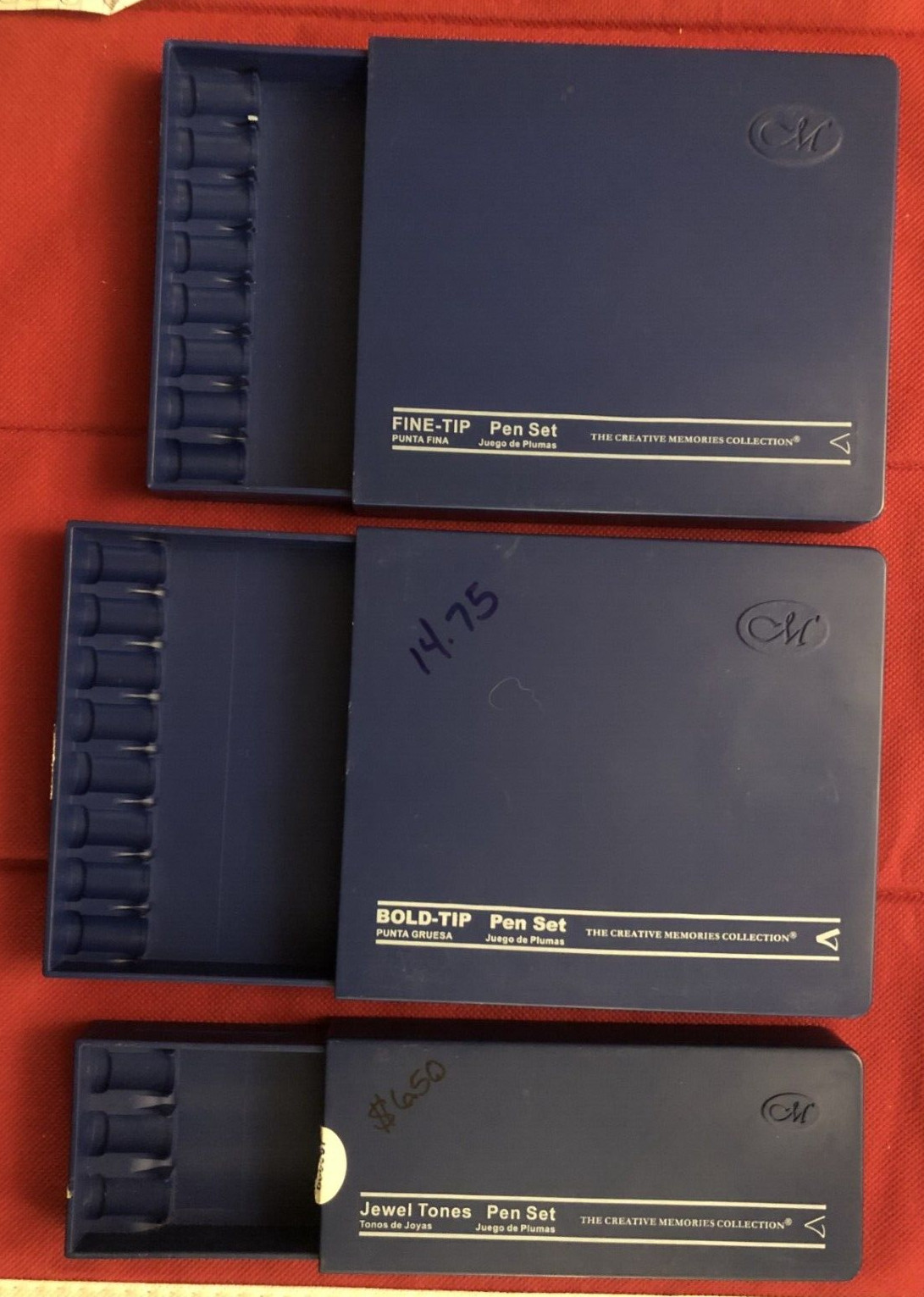 Creative Memories Fine Tip, Bold Tip or Jewel Tones PEN CASES ONLY (no pens)