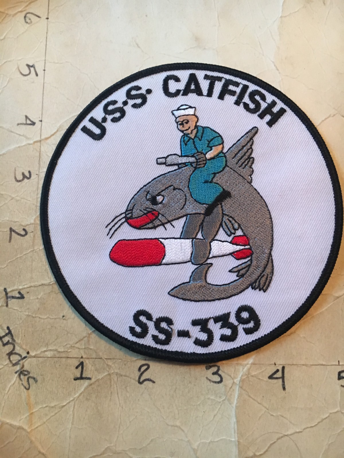 US NAVY USS Catfish SS-339 Submarine Patch 8/1/25