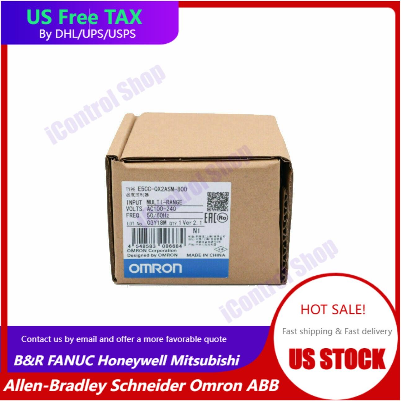 New in box Omron E5CC-QX2ASM-800 Temperature Controller 100-240VAC E5CCQX2ASM800