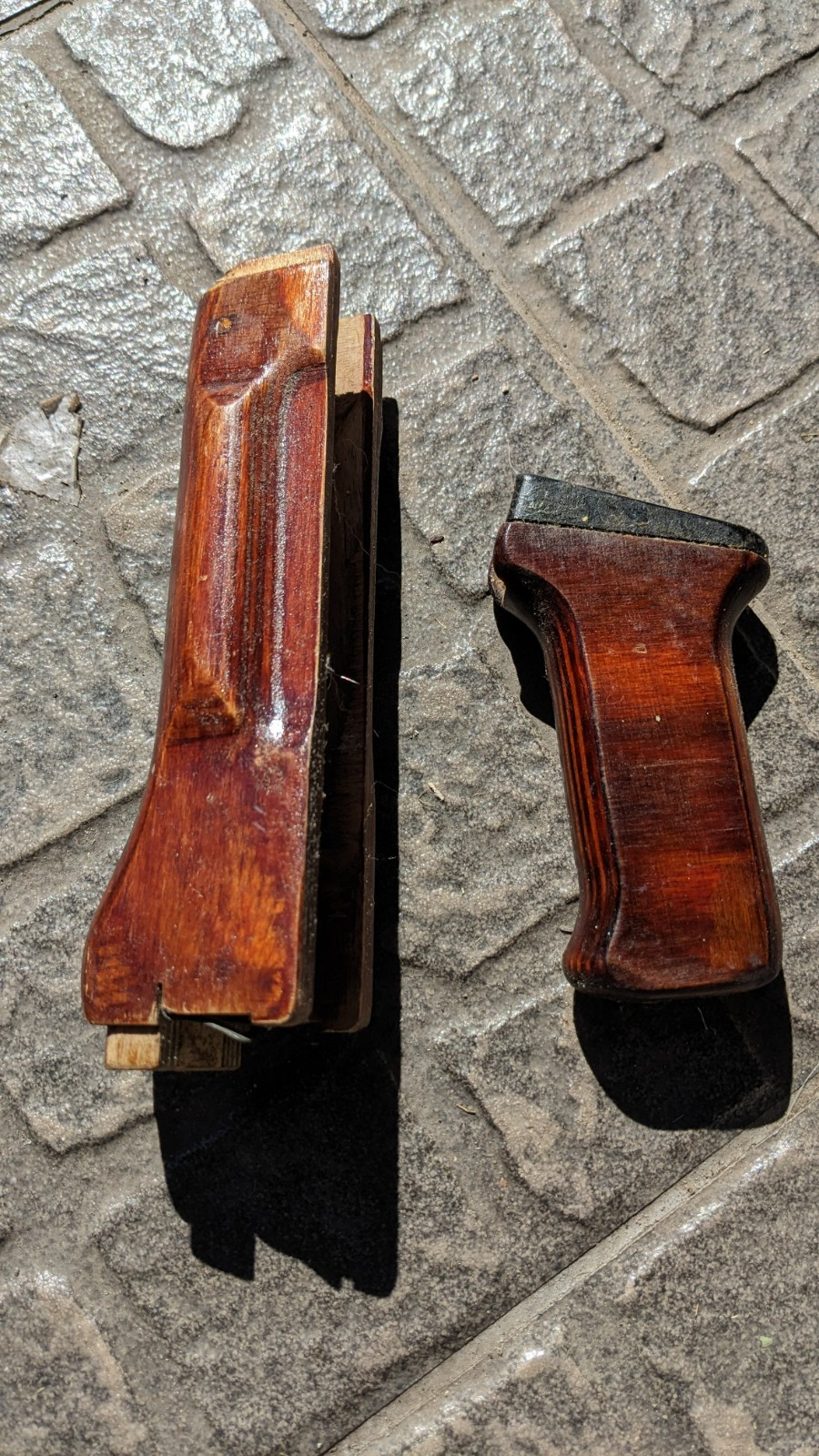 Wooden parts for soviet russian rifle gun for airsoft and replika