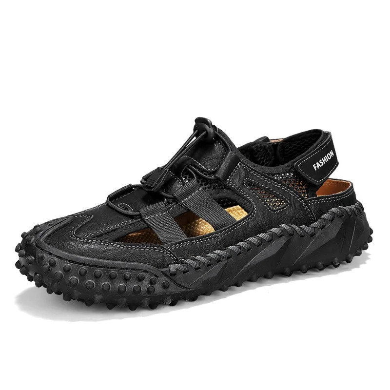 Men's Mesh Sandals Non-Slip Sandals Comfort Quick Dry Wading Aqua Beach Shoes
