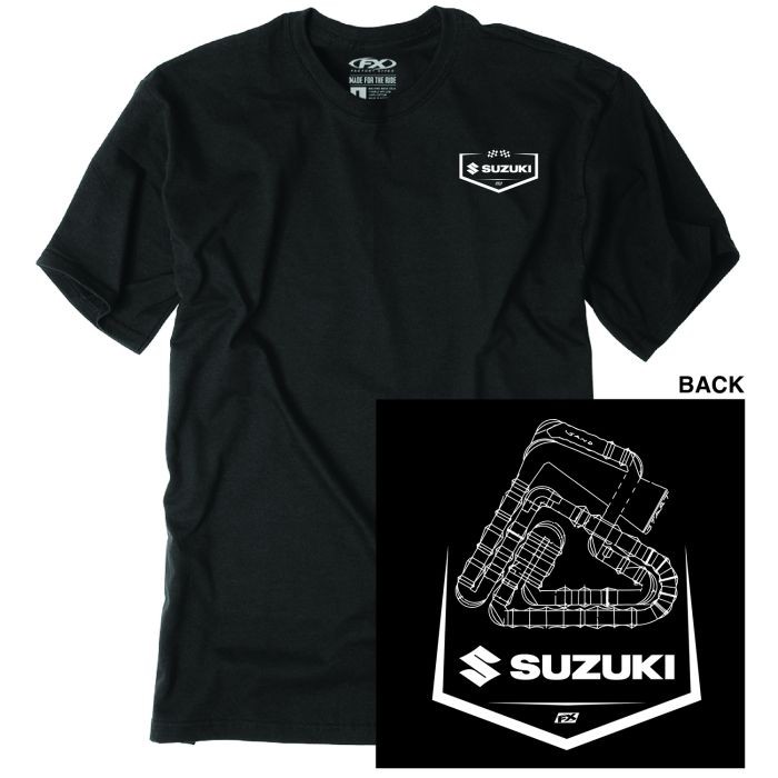 FACTORY EFFEX for Suzuki Track T-shirt / Black M 28-87402