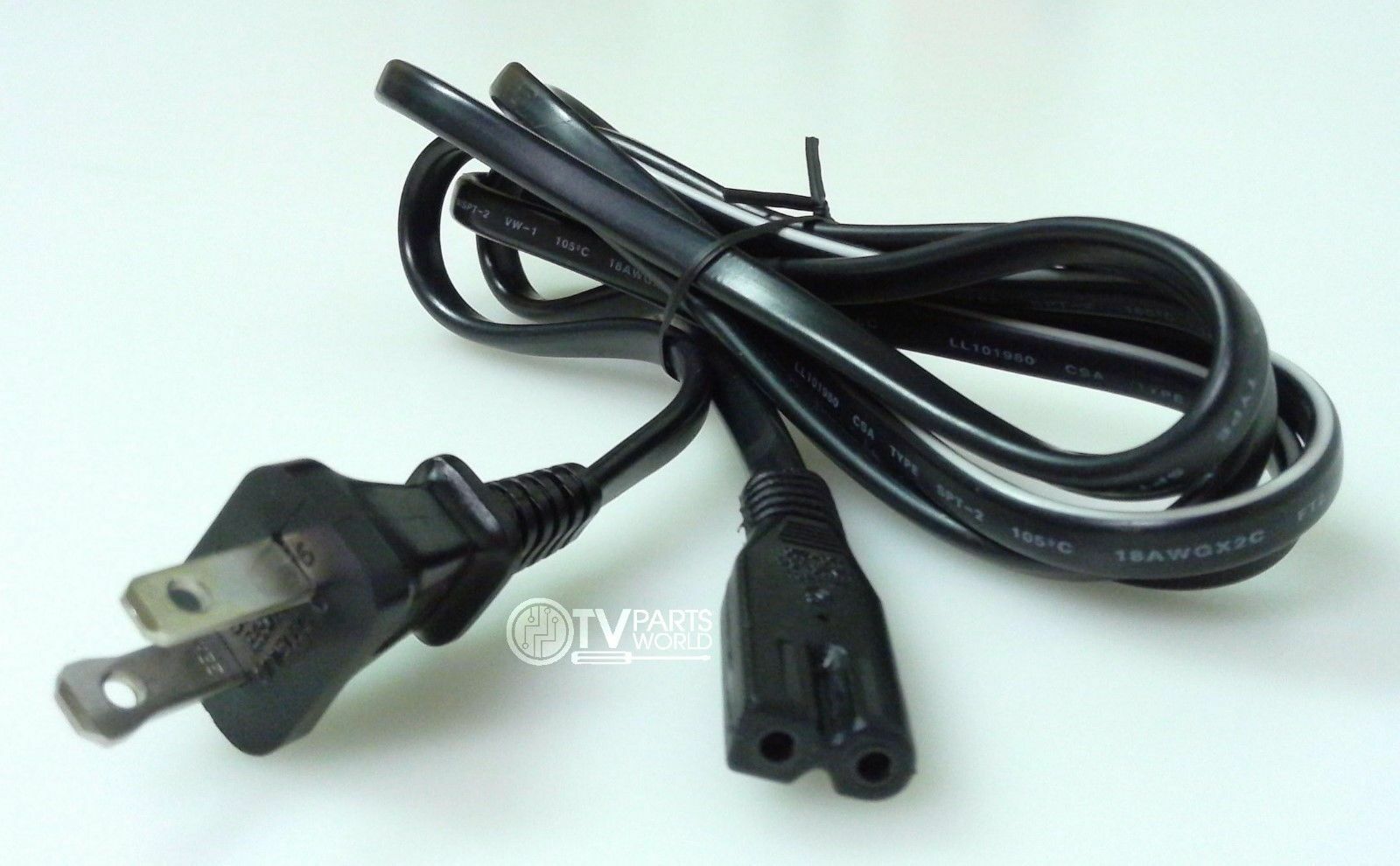 Sony CFM165TW AM/FM Radio Cassette Recorder Power Cord Cable Wire POWERCORD-RRS