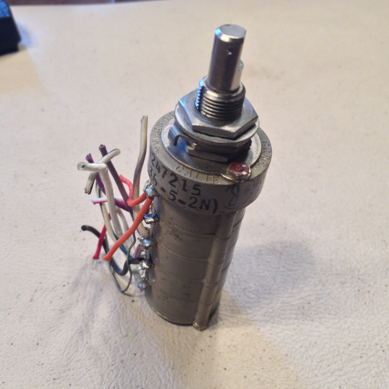 Janco Rotary Switch 1900M 5-2N