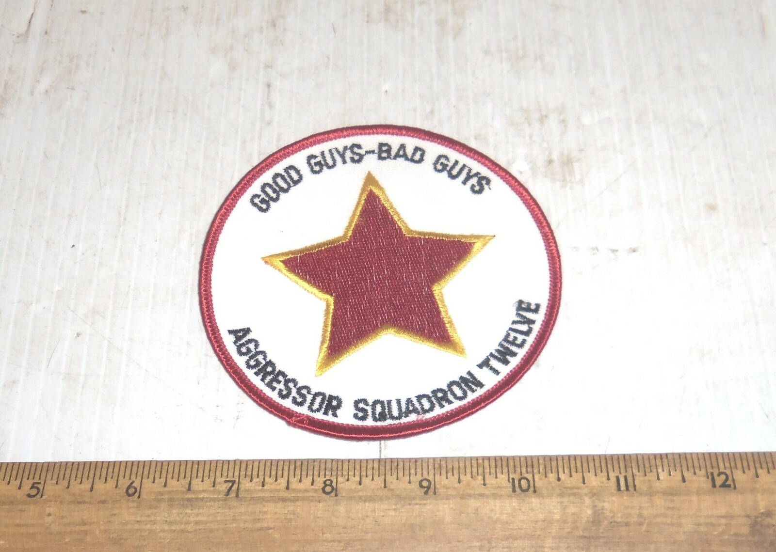 US Air Force - Aggressor Squadron 12 Embroidered Patch
