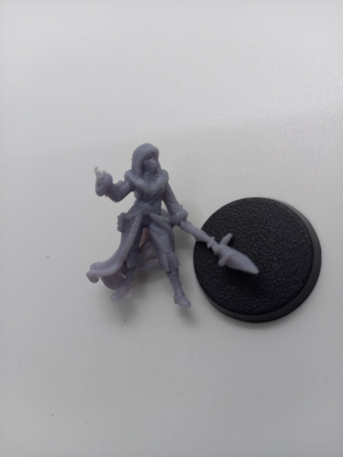 Dungeons & Dragons Female Frost Ice Mage 3D Printed Resin Model Roleplay Fantasy