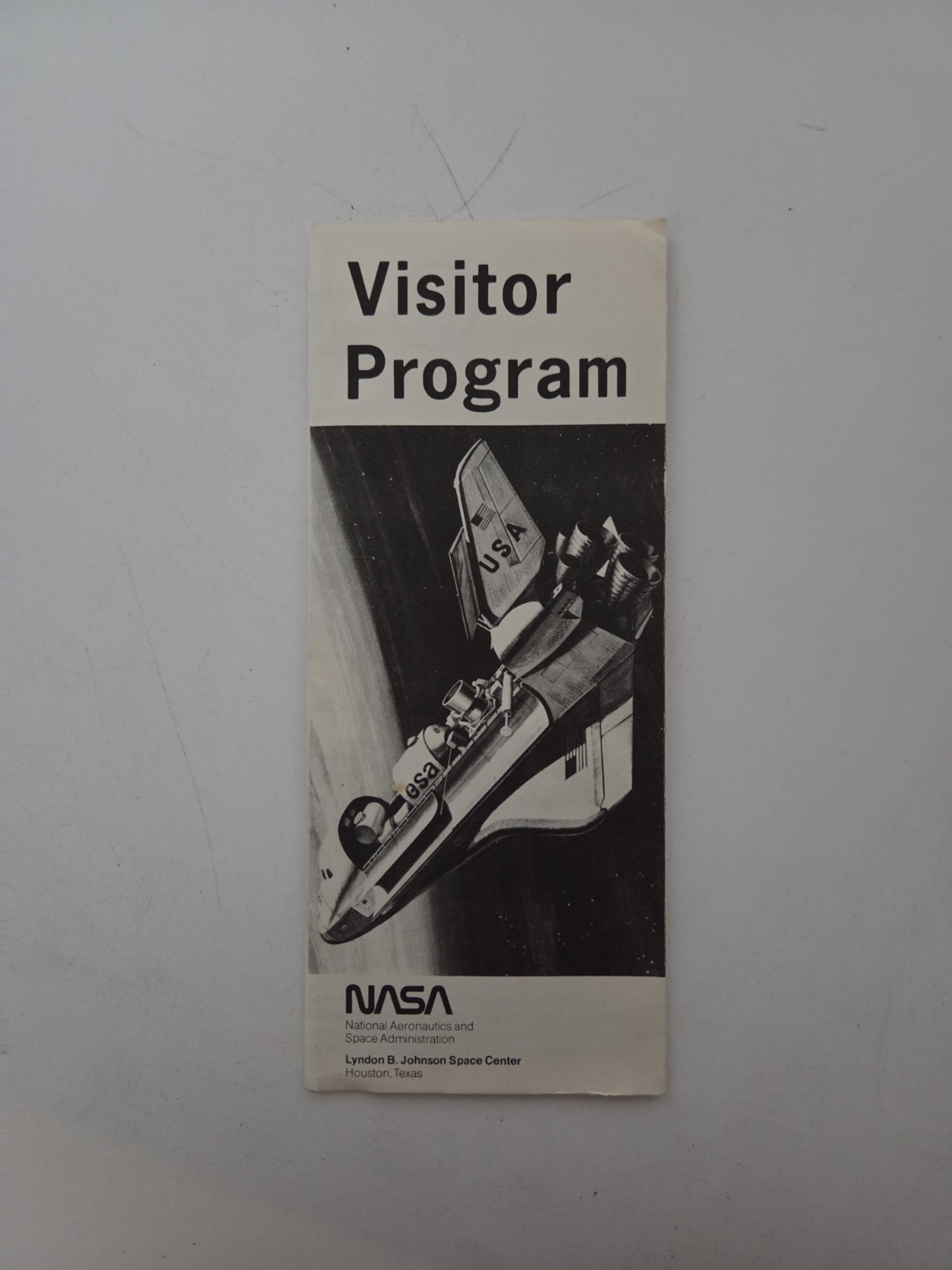NASA Rare Vintage Pamphlet Booklet Museum Lyndon B. Johnson Space Center