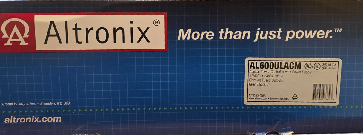 Altronix AL600ULACM Access Power Controller w/ Power Supply