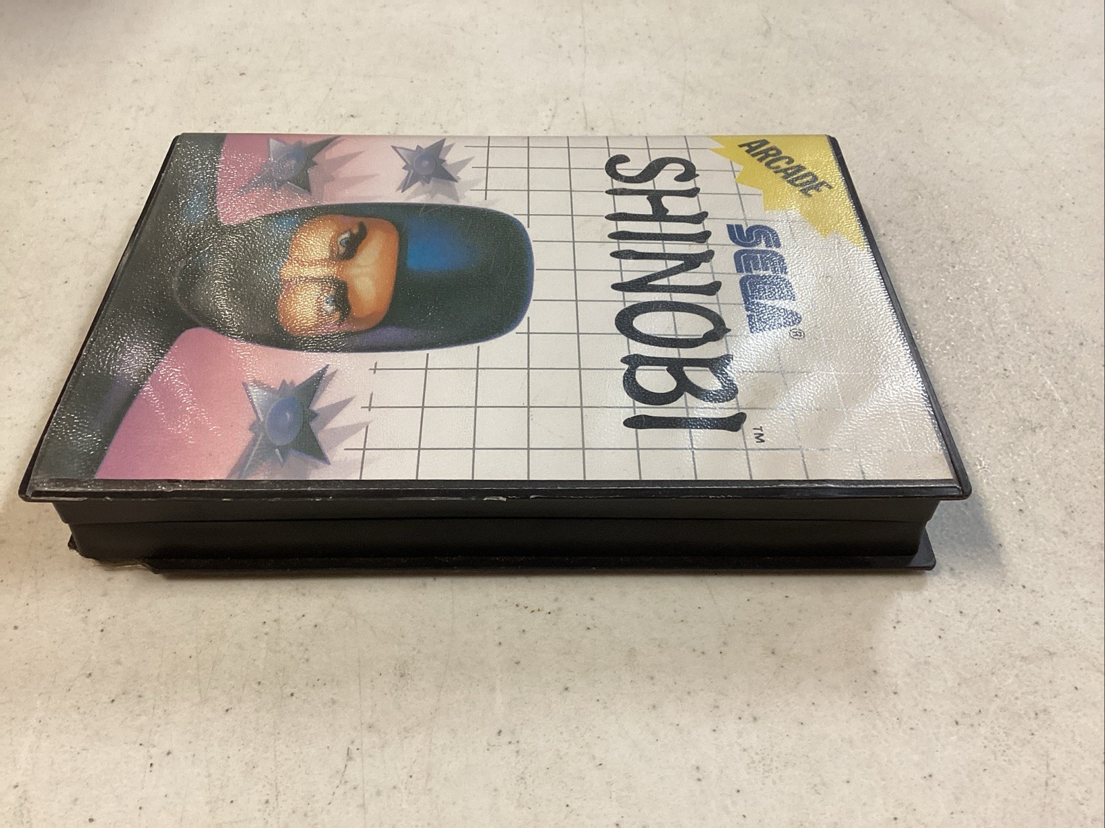 Sega Master System Shinobi 1988 CIB Manual Tested C