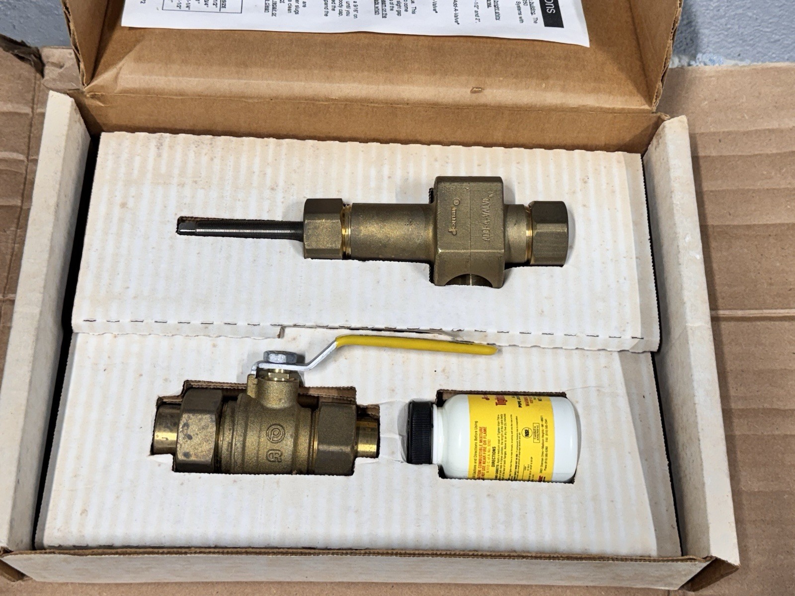 New Old Stock Jomar ADD-A-VALVE 800-105ADD Size 1" Valve Kit